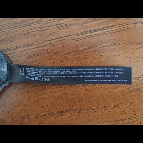 Anthropologie fringe open front cardigan - Picture 5 of 6